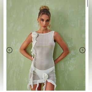 Mew Mews Corinna Mesh Mini Dress